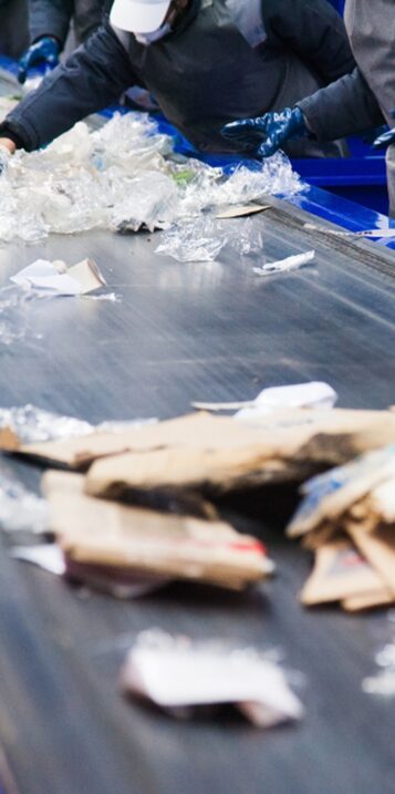 Centre de tri et déchets recyclables